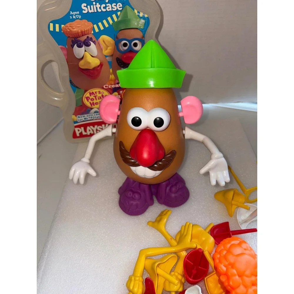 Vintage Playskool Silly Suitcase Mr. & Mrs. Potato Head Parts Lot